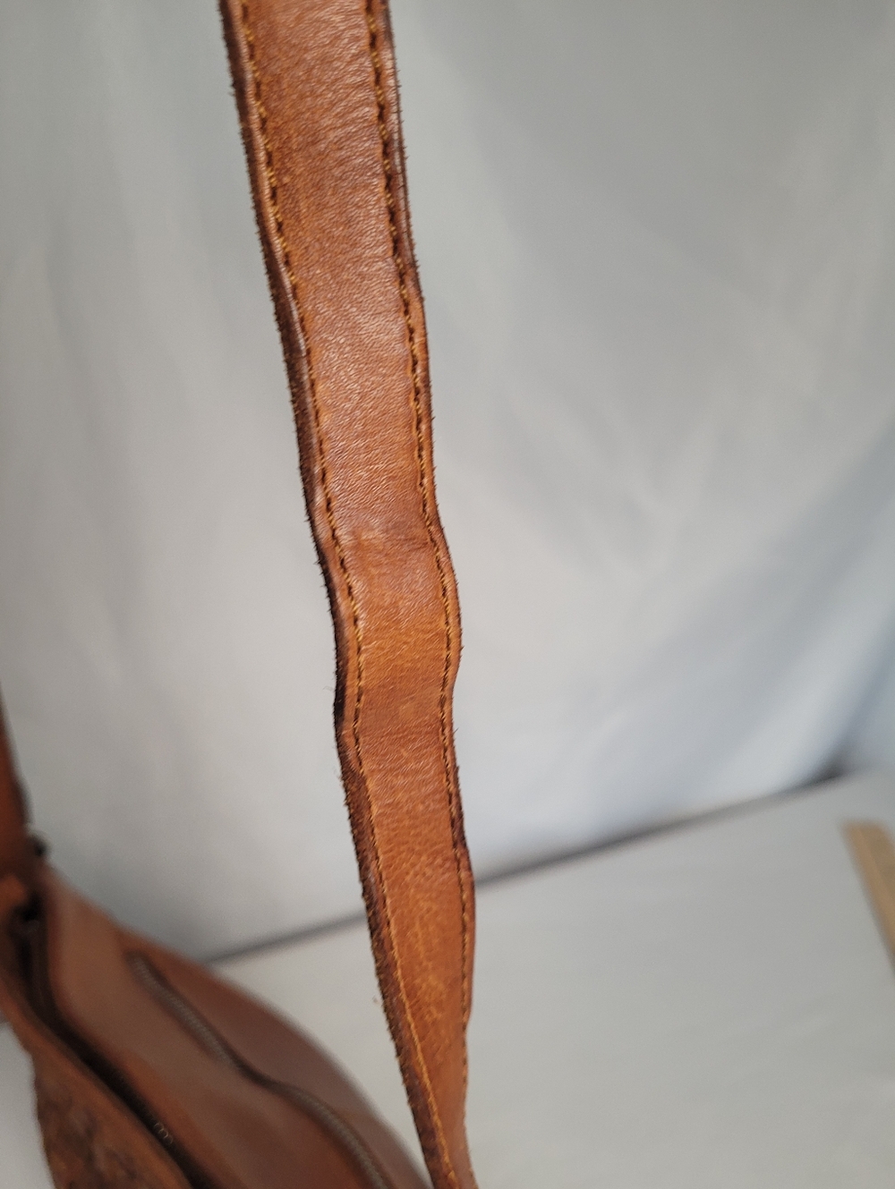 Vilenca Holland Brown Leather Woven Hobo Adjustable Crossbody Bag Purse - Picture 4 of 11